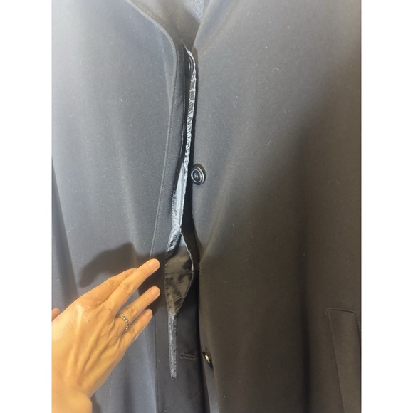 Talbots Long‎ Fully Lined Hooded Trench Coat Size 12 M2 - Picture 5 of 9